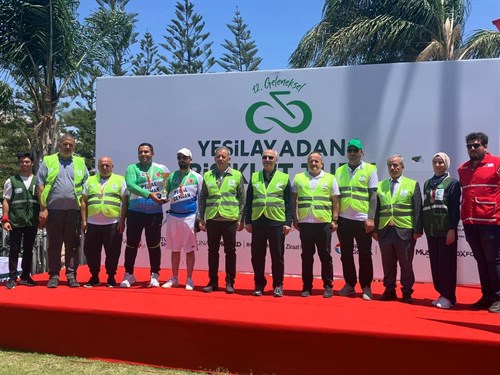KAYMAKAM İNCİ 12.GELENEKSEL YEŞİLAY BİSİKLET TURUNA KATILDI