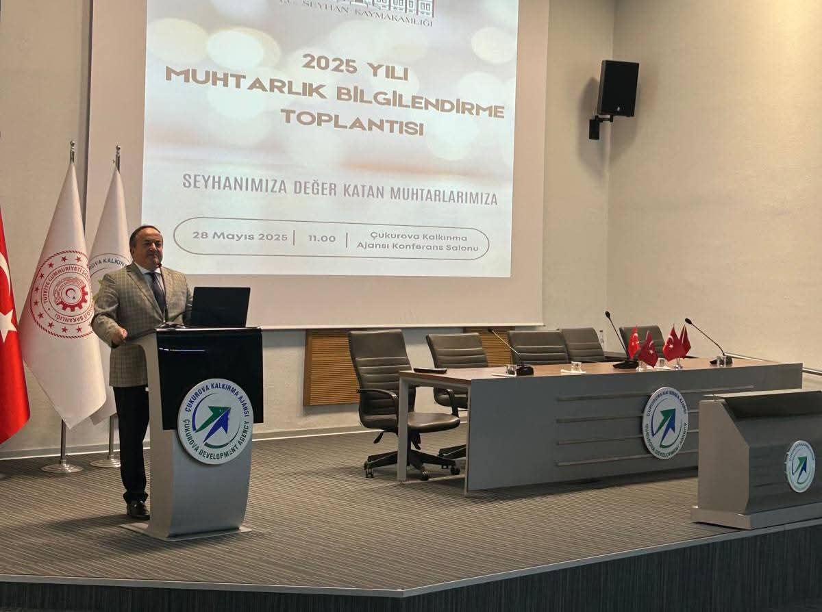 SEYHAN KAYMAKAMI EKREM İNCİ BAŞKANLIĞINDA "MUHTARLAR BİLGİLENDİRME TOPLANTISI" YAPILDI