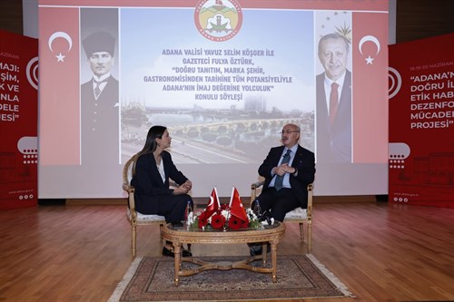 “ADANA’NIN İMAJI, DOĞRU İLETİŞİM, ETİK HABERCİLİK VE DEZENFORMASYONLA MÜCADELE” KONULU SEMİNER PROGRAMINA KATILDI