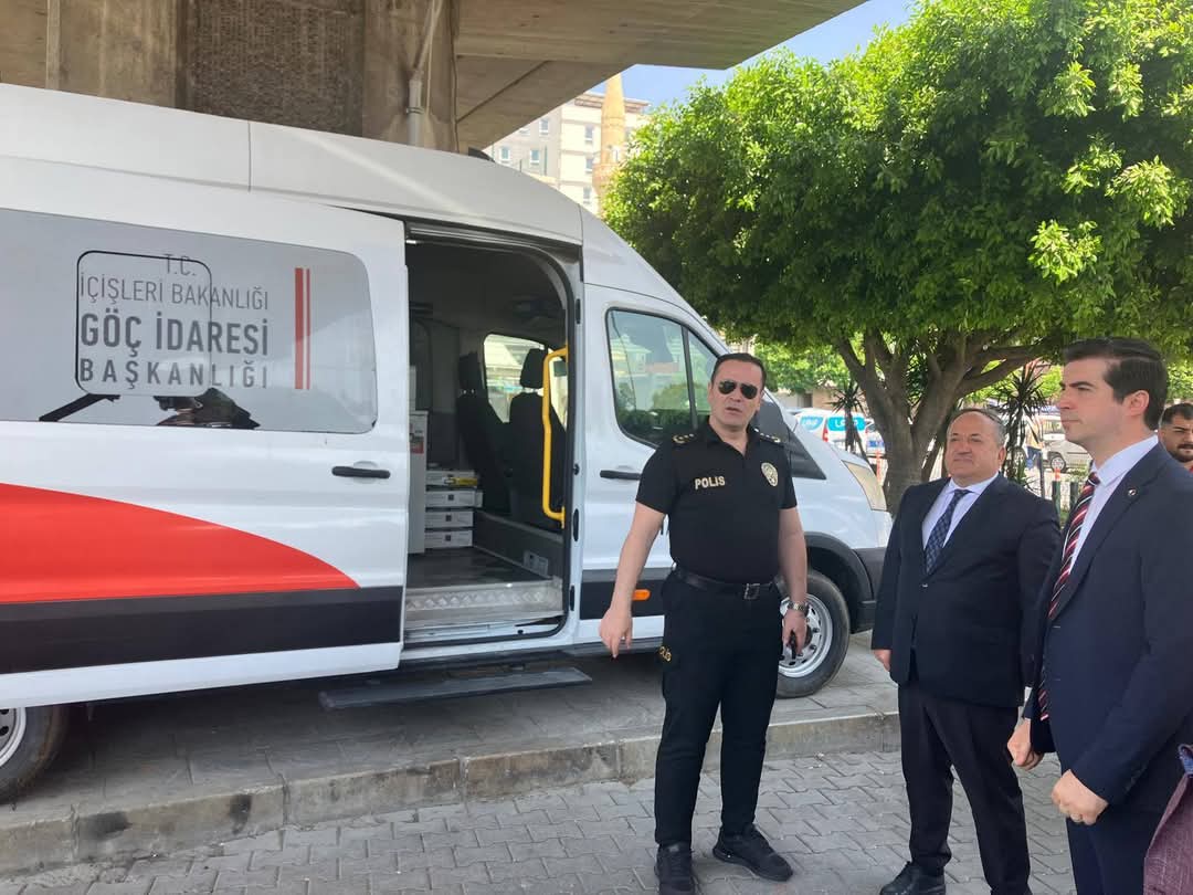 KAYMAKAM İNCİ MOBİL GÖÇ NOKTALARINI ZİYARET ETTİ